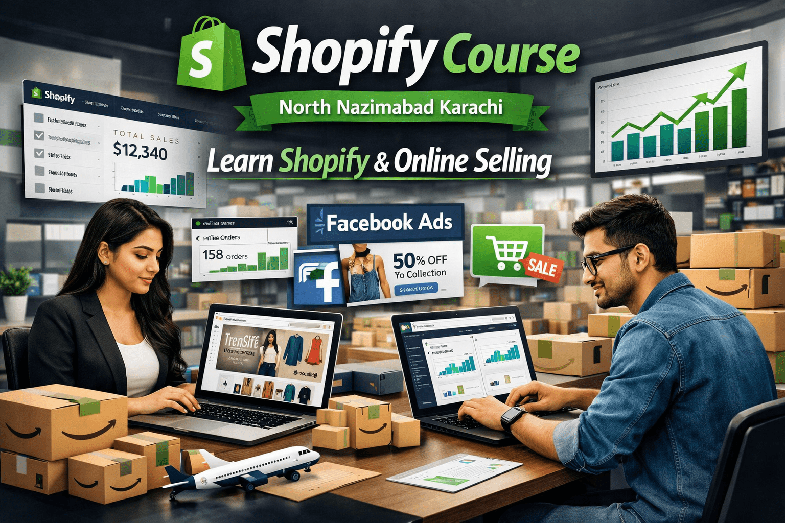 Shopify Course in North Nazimabad Karachi