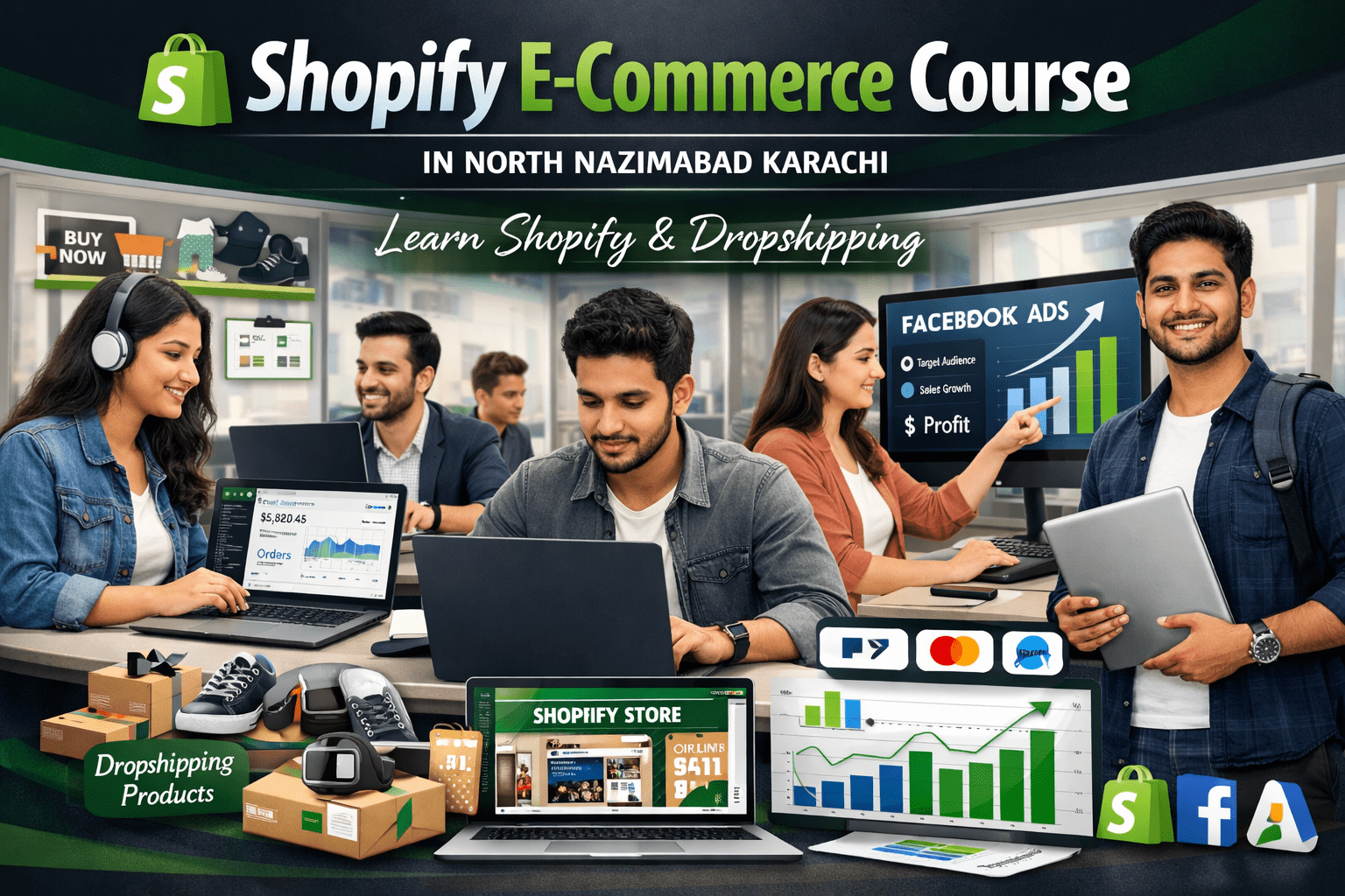 Best Shopify E Commerce Course in North Nazimabad