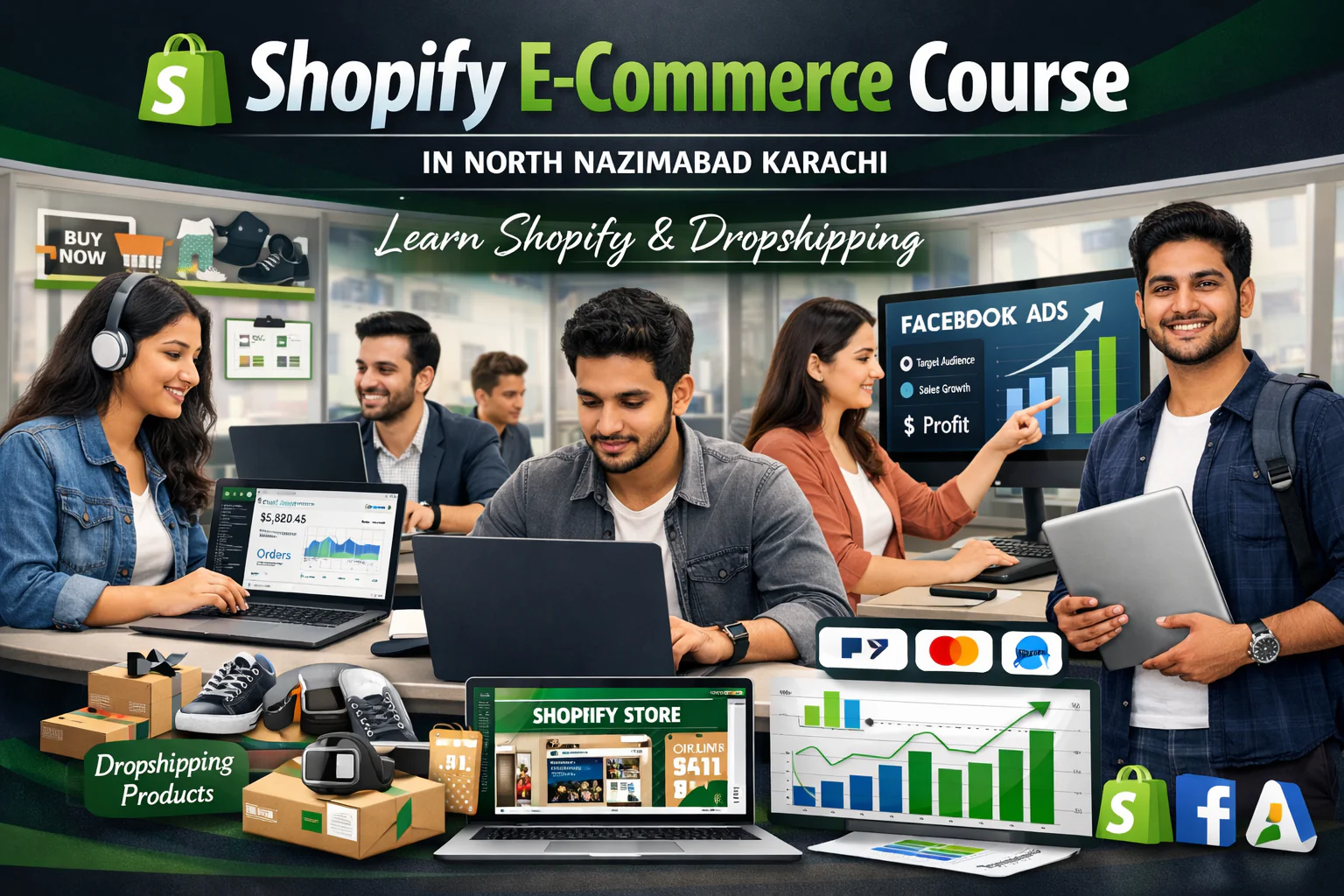 Best Shopify E Commerce Course in North Nazimabad