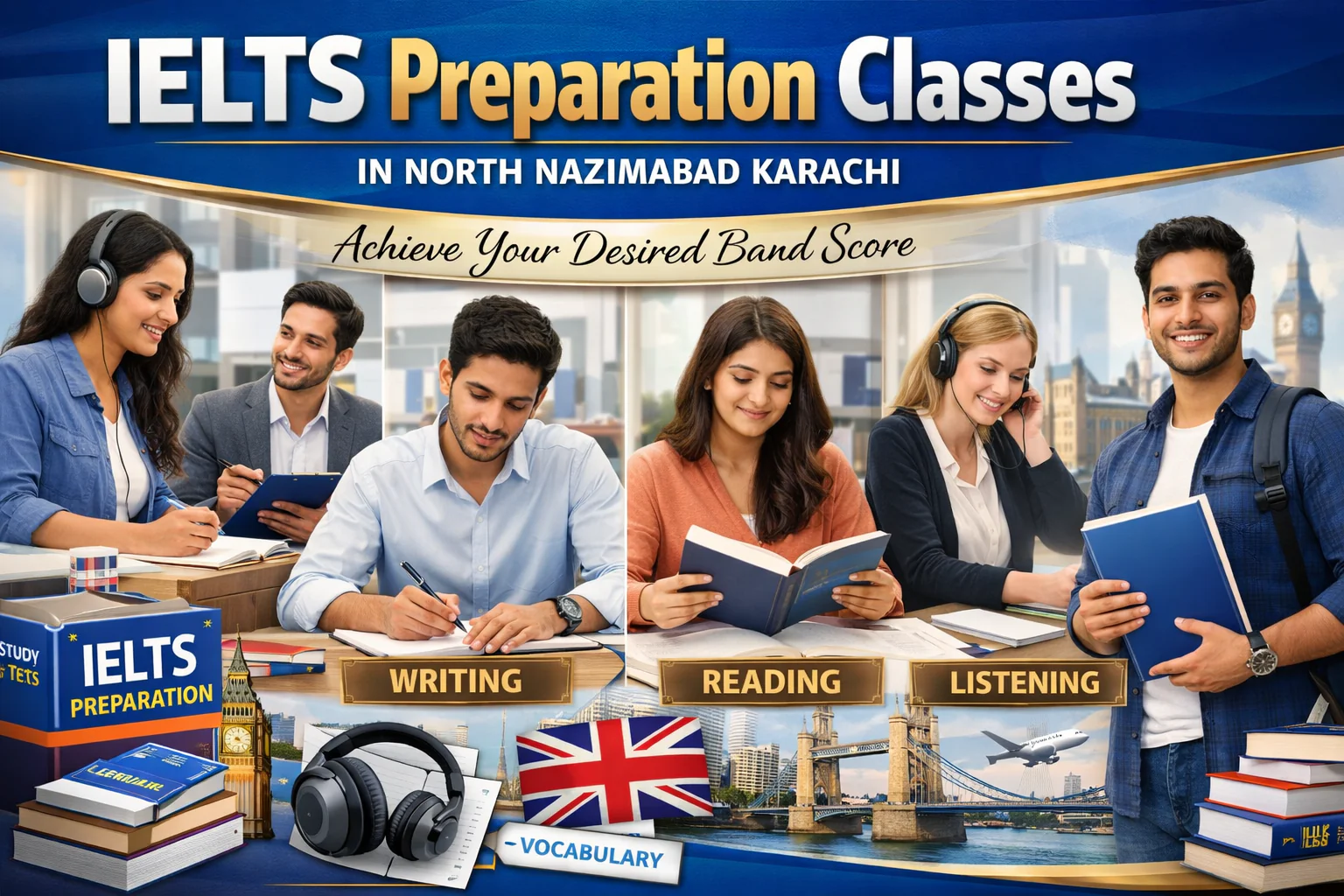Best IELTS Preparation Classes in North Nazimabad Karachi