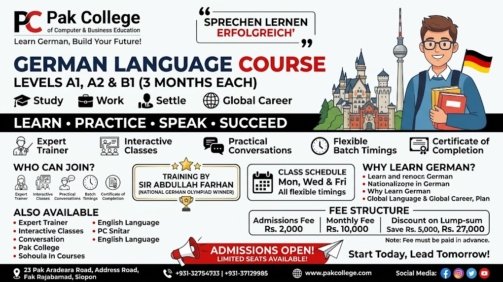 German language course in nazimabad karachi