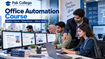 pak college office automation course