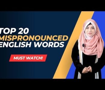 Top 20 Mispronounced English Words You Need to Know | Pak College